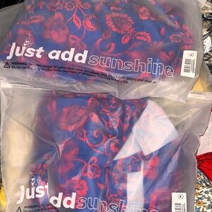 Cupshe Floral Maxi Dress - Red and Blue